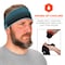 Ergodyne Black Cooling Headband 6634 - alternate 2